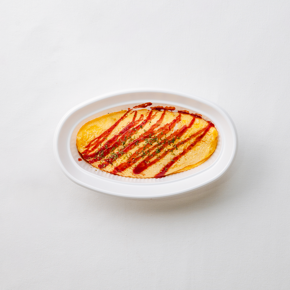 ドライカレーオムライス