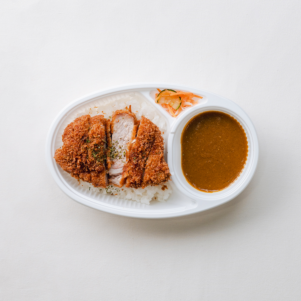厚切りカツカレー